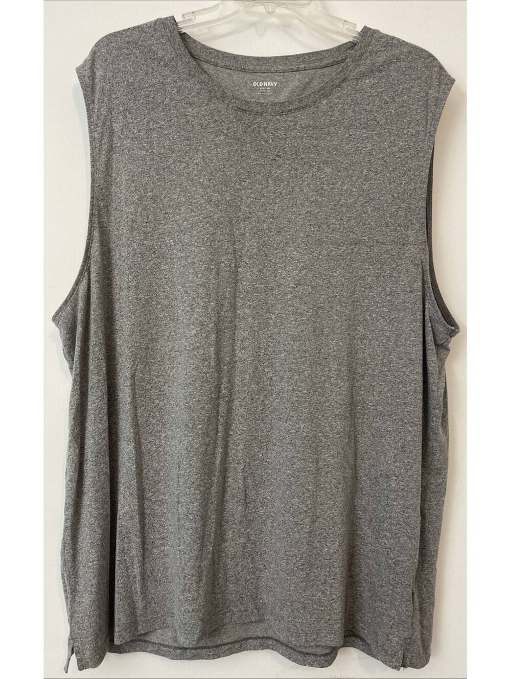 Old Navy Soft Washed Mens 3xl Tall Gray Sleeveless Crewneck Tank Top! A5918